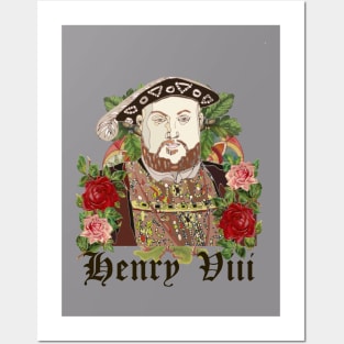 Henry VIII Tudor style design Posters and Art